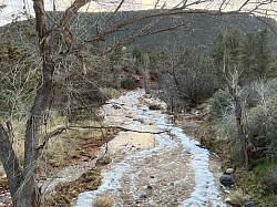 “Overcast Light on Oak Creek” digital photograph