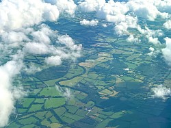 “In the Clouds Over Ireland” digital photograph